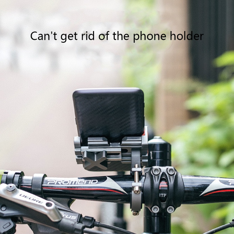 QQ Giá Đỡ Điện Thoại Bằng Hợp Kim Nhôm Xoay 360 Độ Cho Xe Đạp Leo Núi