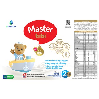Sữa bột Umaster - Master Bibi số 2 - 900gr