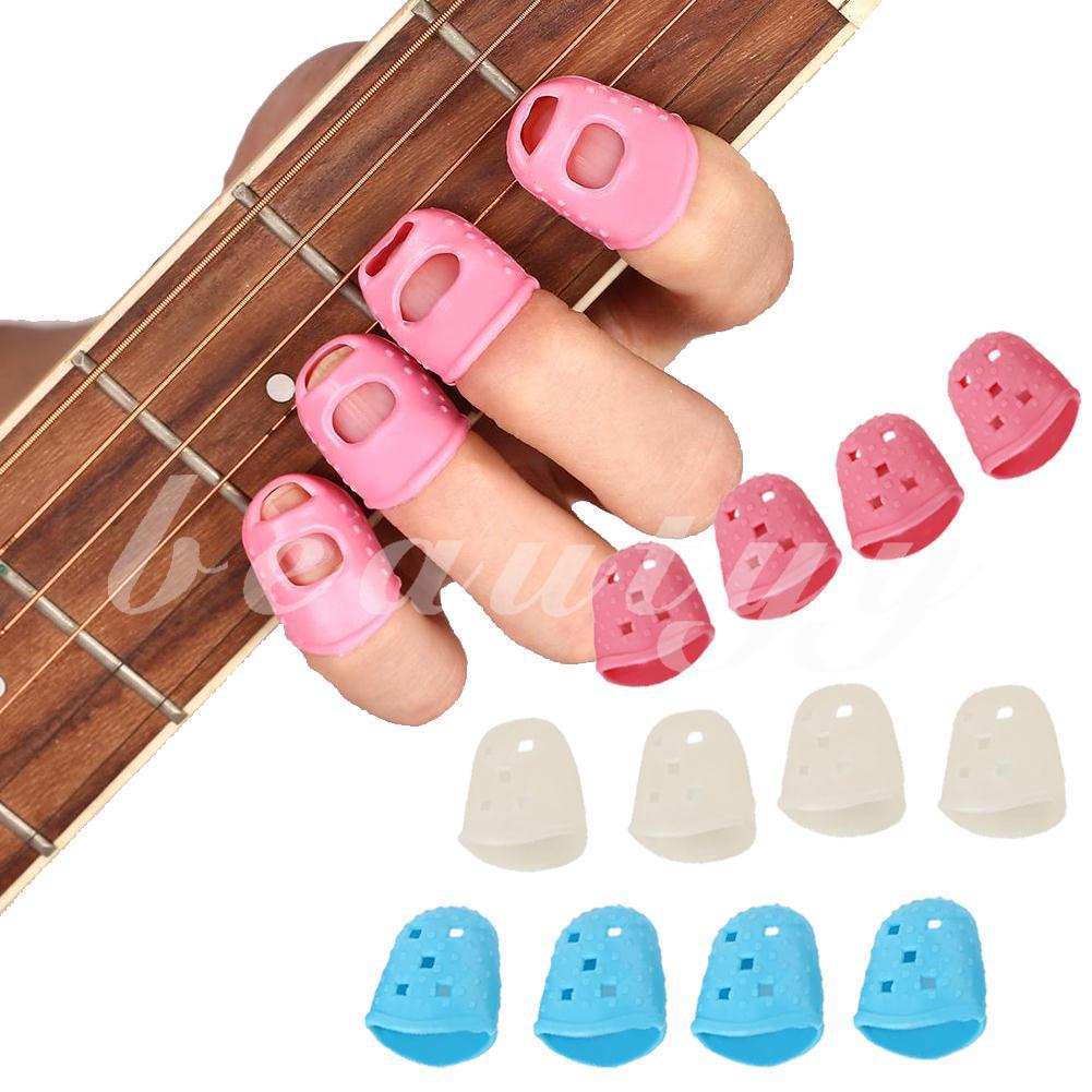 4 miếng bọc đầu ngón tay chống trượt cho đàn guitar