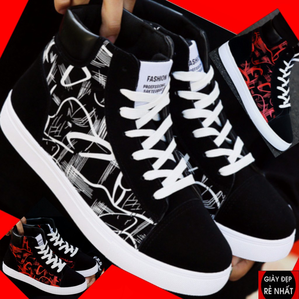 Giày sneaker thể thao da nam cao cấp D93, phong cách trẻ trung năng động, đế cao su non đi cực êm