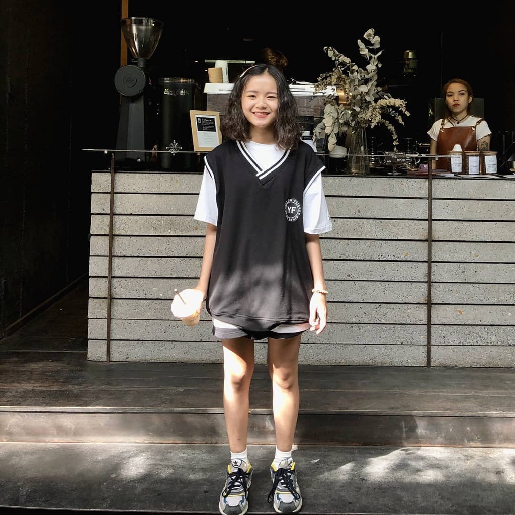 SET ÁO GILE YELLOW FLICKER ĐEN BO VIỀN CỔ MIX ÁO PHÔNG / SƠ MI TAY CỘC / SƠ MI TAY DÀI TRẮNG HOT | BigBuy360 - bigbuy360.vn