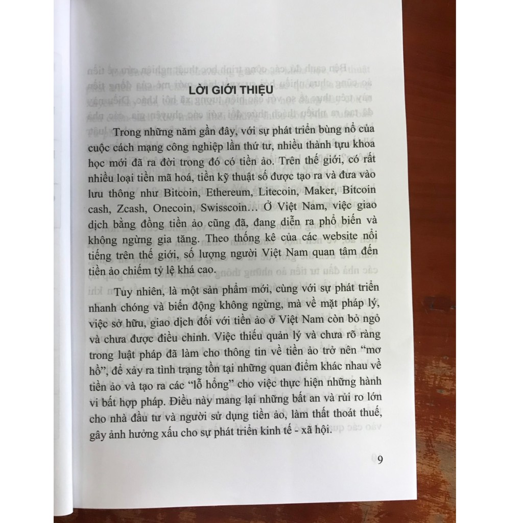 [ Sách ] xây dựng và hoàn thiện khung pháp lý về tiền ảo trong bối cảnh hội nhập và | WebRaoVat - webraovat.net.vn