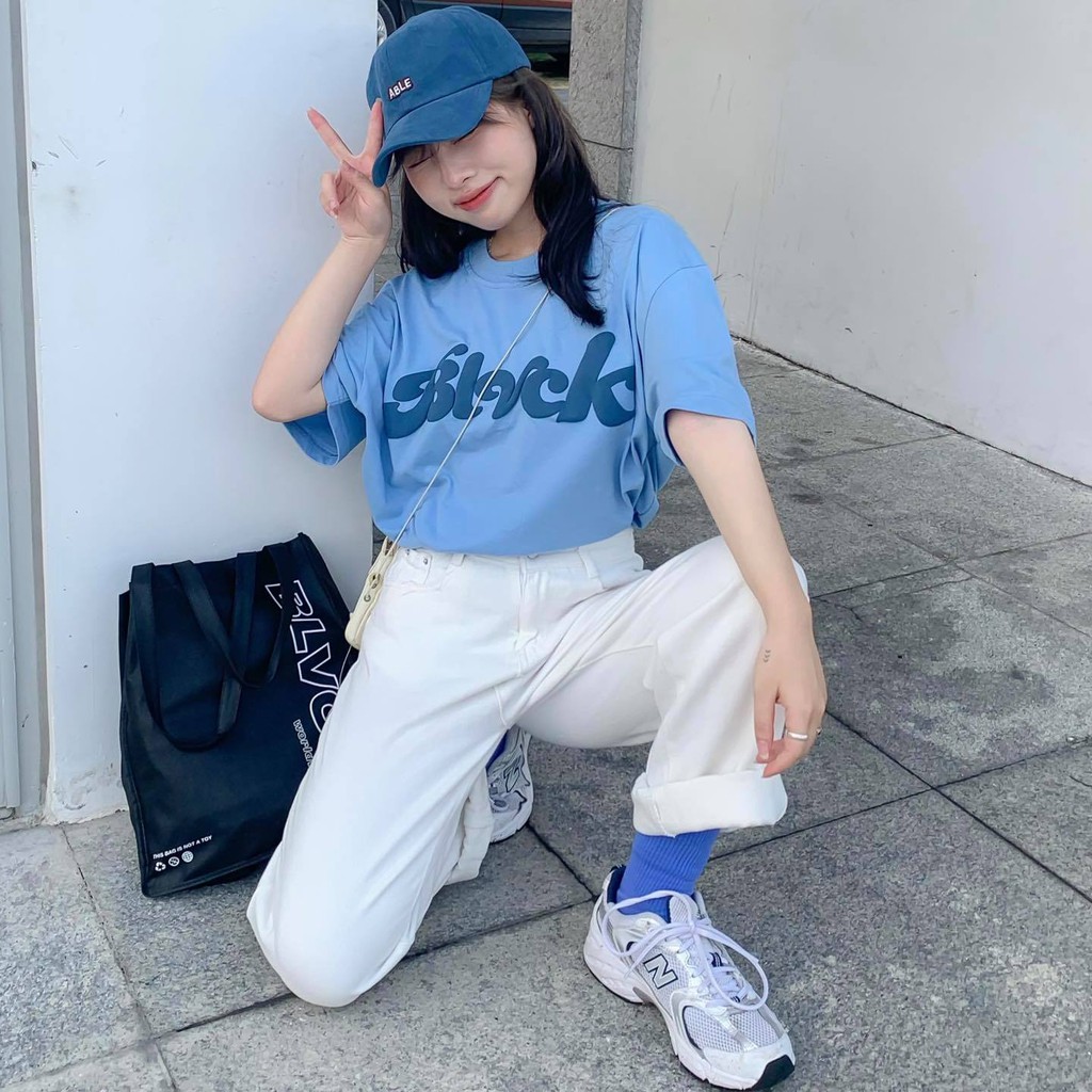 Áo thun BLVCK Lofi - 6 màu (Đen, trắng, xanh nhạt, xanh đậm, xanh xám, xanh lá) | BigBuy360 - bigbuy360.vn