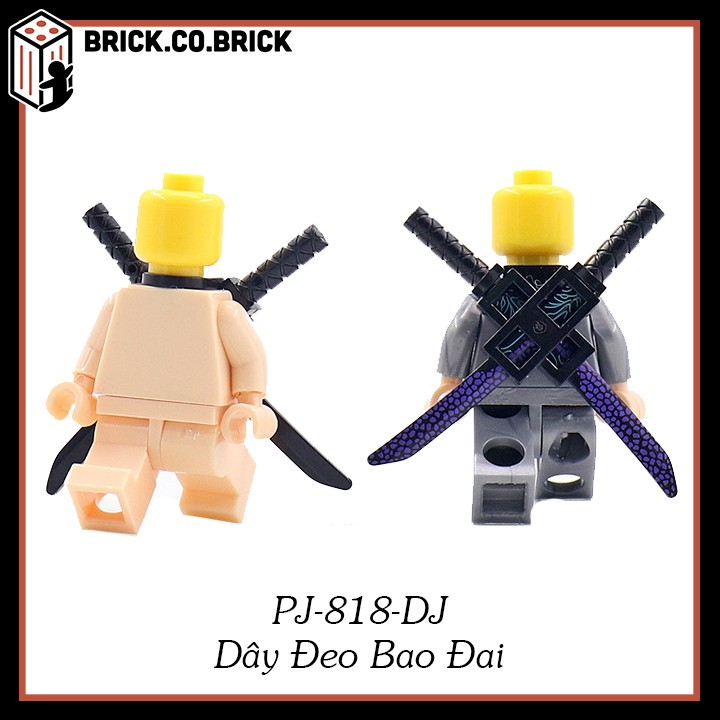 Phụ kiện MOC Army Dây Đeo Bao Đai Đồ Chơi Lắp Ráp Minifig Non Lego Mô Hình Sáng Tạo Trang Trí Quân Đội PJ-818-DJ