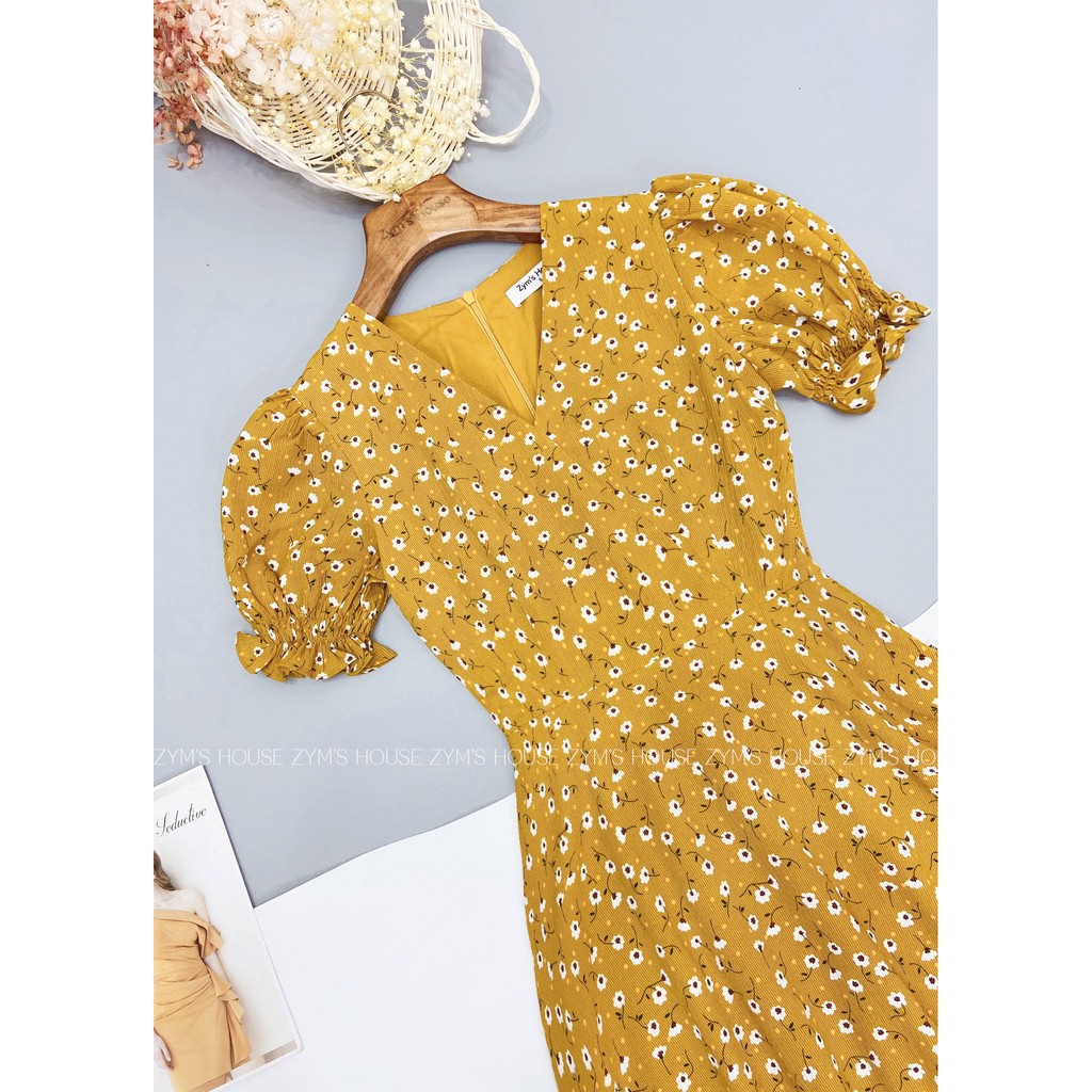 [Mã FAMALLT5 giảm 15% đơn 150k] Váy xoè cổ tim tay chun Zym’s House - LT06 | BigBuy360 - bigbuy360.vn