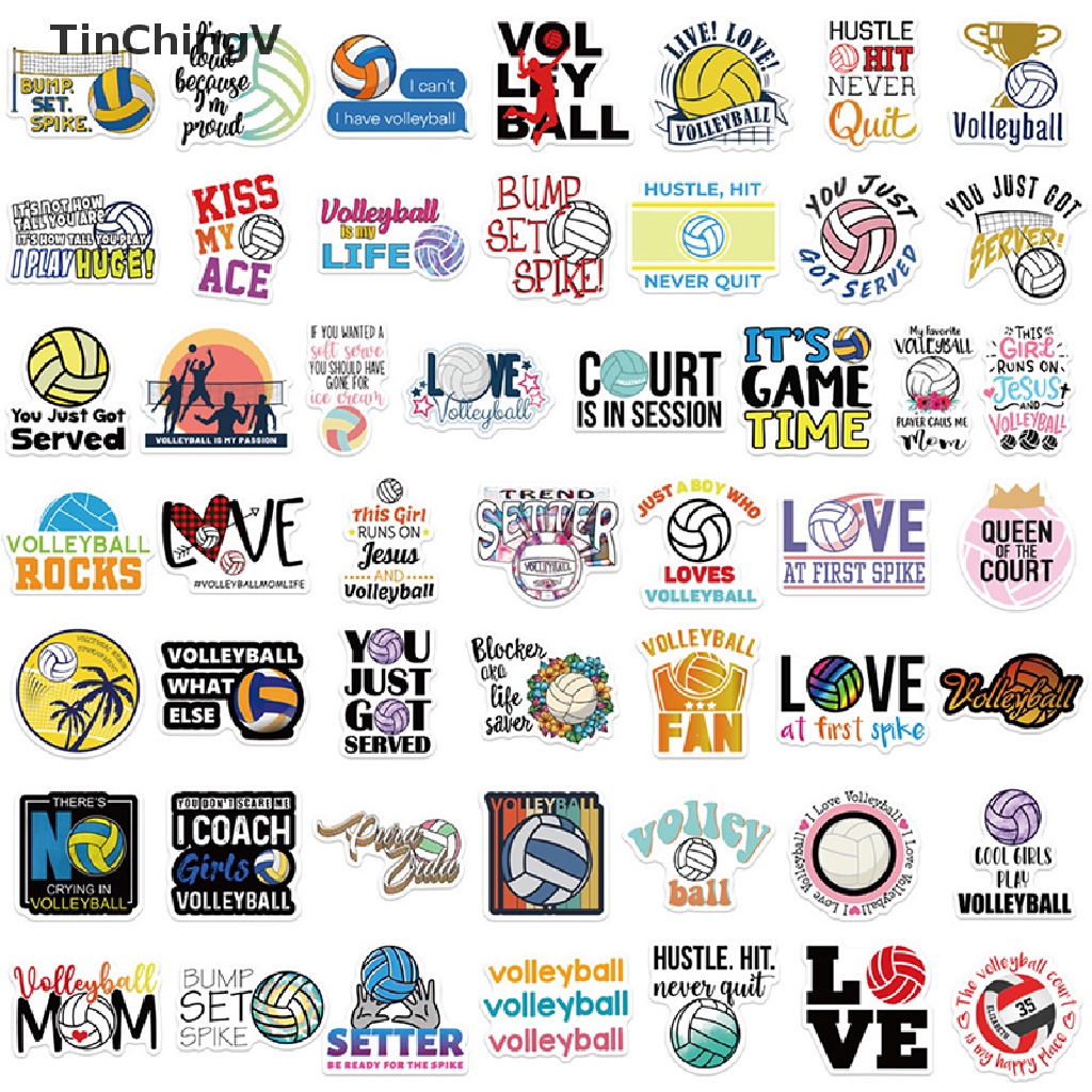 Bộ 50 Miếng Dán Trang Trí Xe Hơi / Guitar Họa Tiết Graffiti Độc Đáo