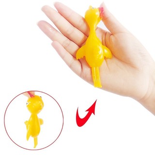 Đồ chơi gà bắn dính bằng cao su chơi siêu vui 1 con