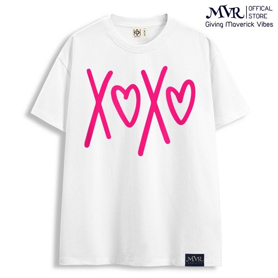 Áo thun nữ hồng cotton thoáng mát Xoxo dễ thương cho ngày lễ tình nhân người mình yêu thương MVR KK3872