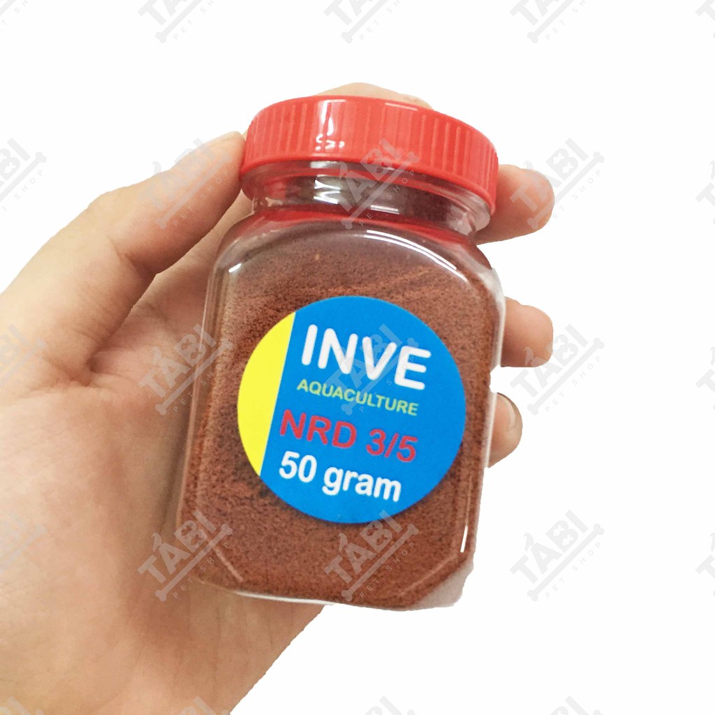 Hủ 50g Thức Ăn Cá Cám Thái Inve 3/5 Cho Cá Beta, Vàng,...[INVE 3/5]