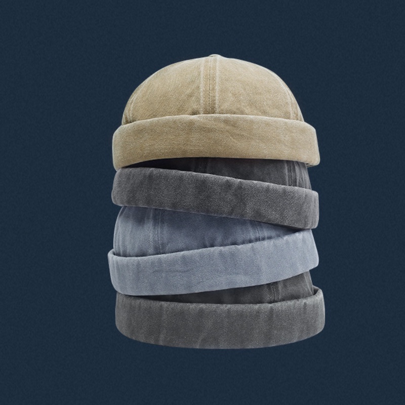 Nón Da Trơn Màu Phong Cách Thời Trang Đường Phố 19138