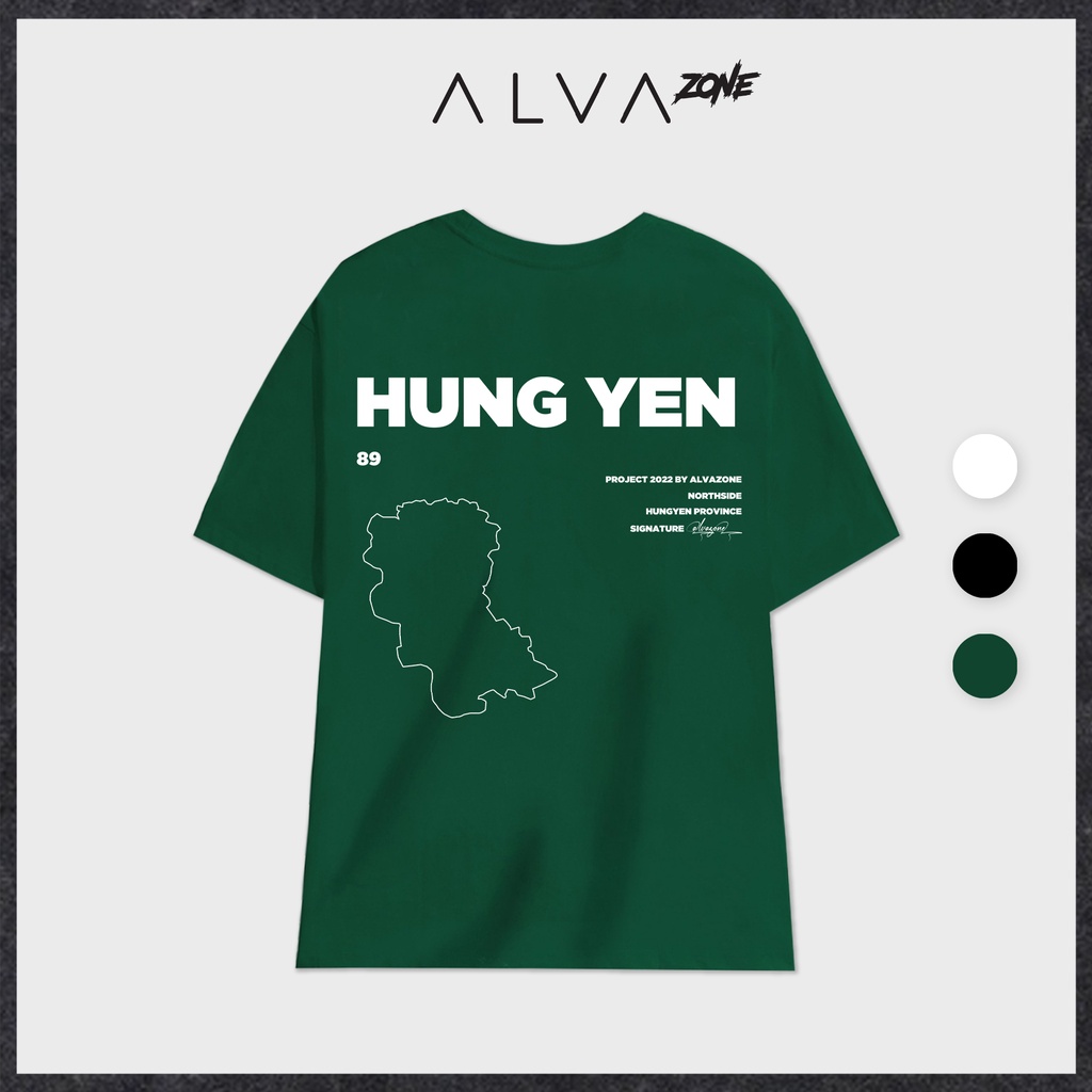 Áo Thun Hưng Yên LocalBrand Phông Cổ Tròn Tay Lỡ Unisex Nam Nữ Thế Hệ Genz
