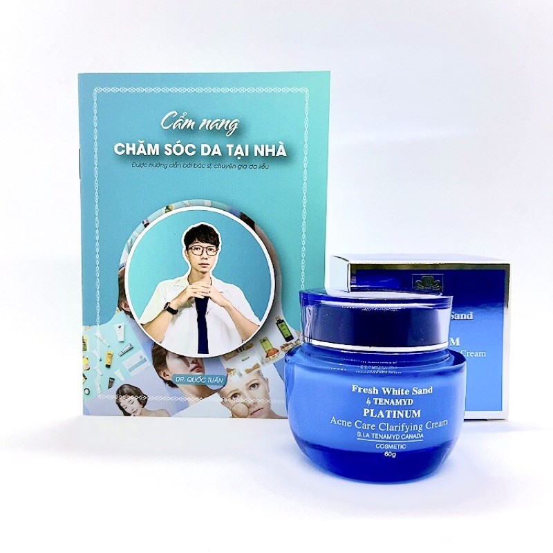 Kem Dưỡng Cho Da Dầu Mụn - TENAMYD Fresh White Sand Platinum Acne Clarifying Cream 60g [CHÍNH HÃNG] | BigBuy360 - bigbuy360.vn