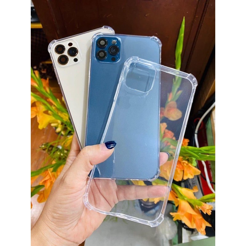 Ốp lưng silicon trong suốt dành cho xsmax độ lên 12promax/13promax