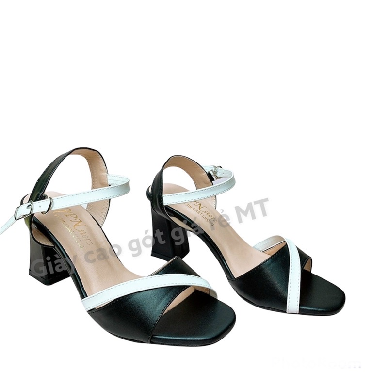 [ Ảnh Thật ] Giày Cao Gót 7p Bảng Quai Chéo