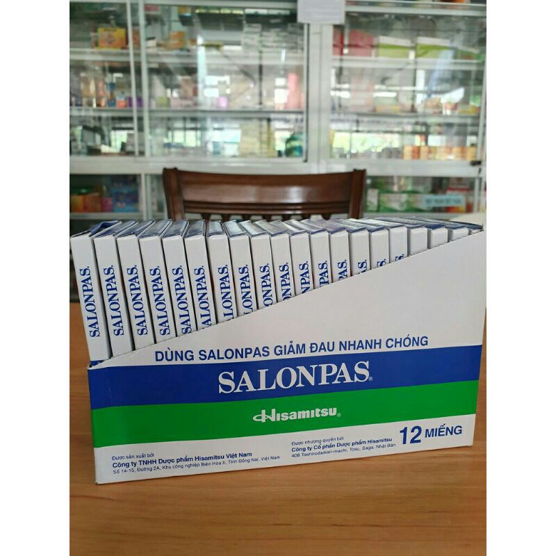 Cao dán giảm đau Salonpas / Salonsip gói 10 miếng