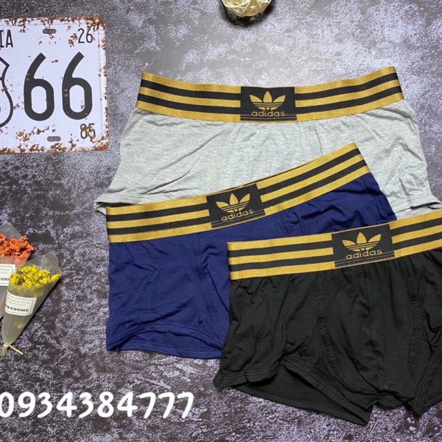 Quần boxer nam, sịp đùi nam, quần lót nam adias 001