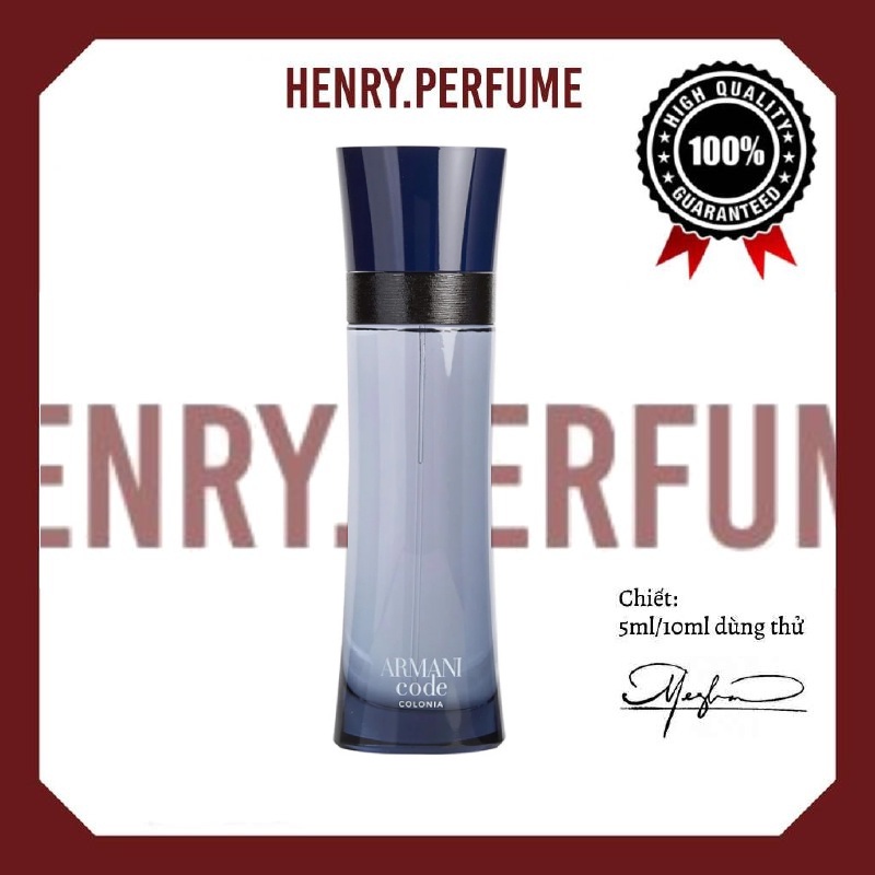 ⛅ Nước hoa nam Armani Code colonia ®️