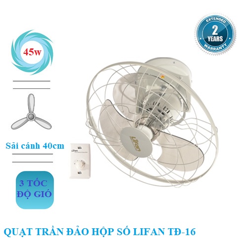 Quạt trần đảo Lifan TĐ16