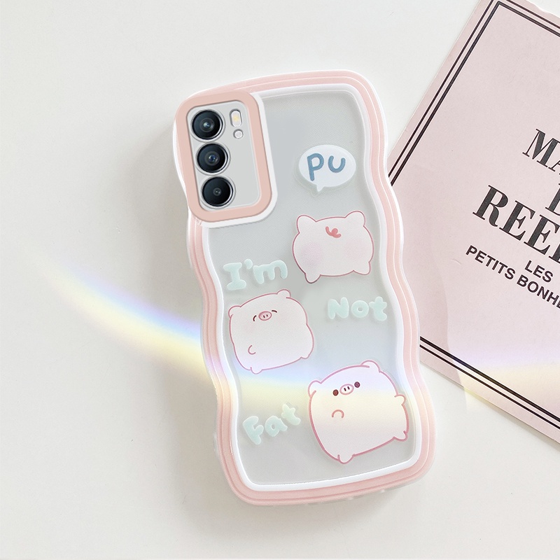 Ốp lưng OPPO Reno 6 5G ốp lưng oppo reno6 Ốp Điện Thoại Dẻo Trong Suốt Họa Tiết Hoạt Hình Dễ Thương Cho Reno6 5G