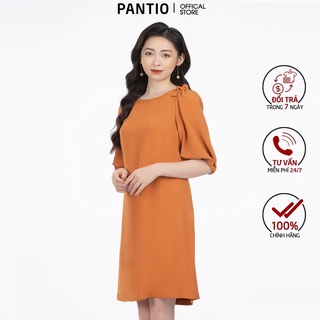 Đầm công sở chất liệu Thô dáng suông tay lỡ FDC92811 - PANTIO