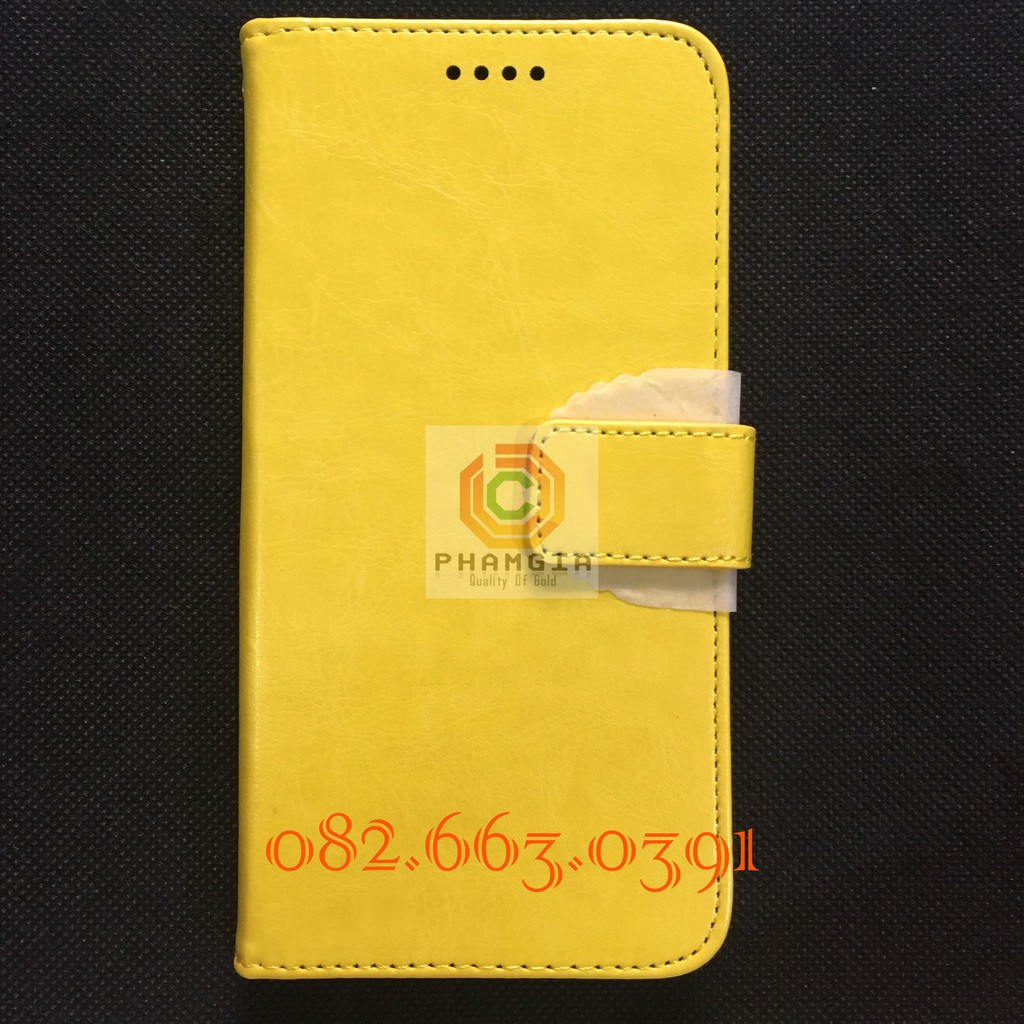 Bao da Vsmart Live chất da siêu đẹp, có nắp gập ngăn đựng thẻ