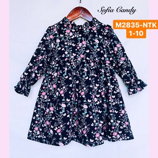 Combo váy hoa hồng tây- mã 2835