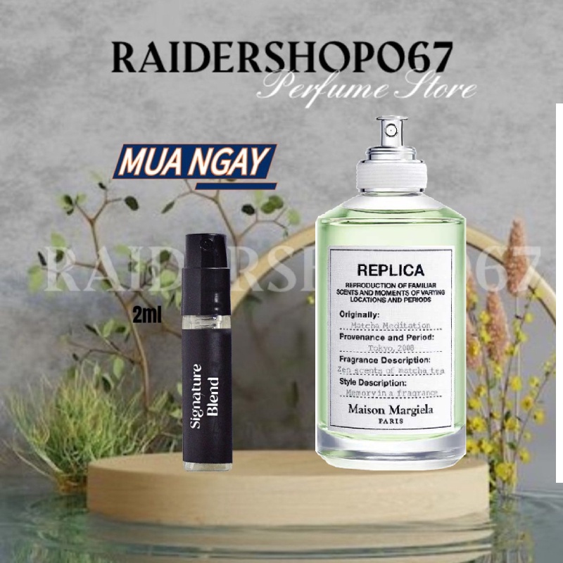 Nước hoa unisex 𝐑𝐄𝐏𝐋𝐈𝐂𝐀 Matcha Meditation - 10ml