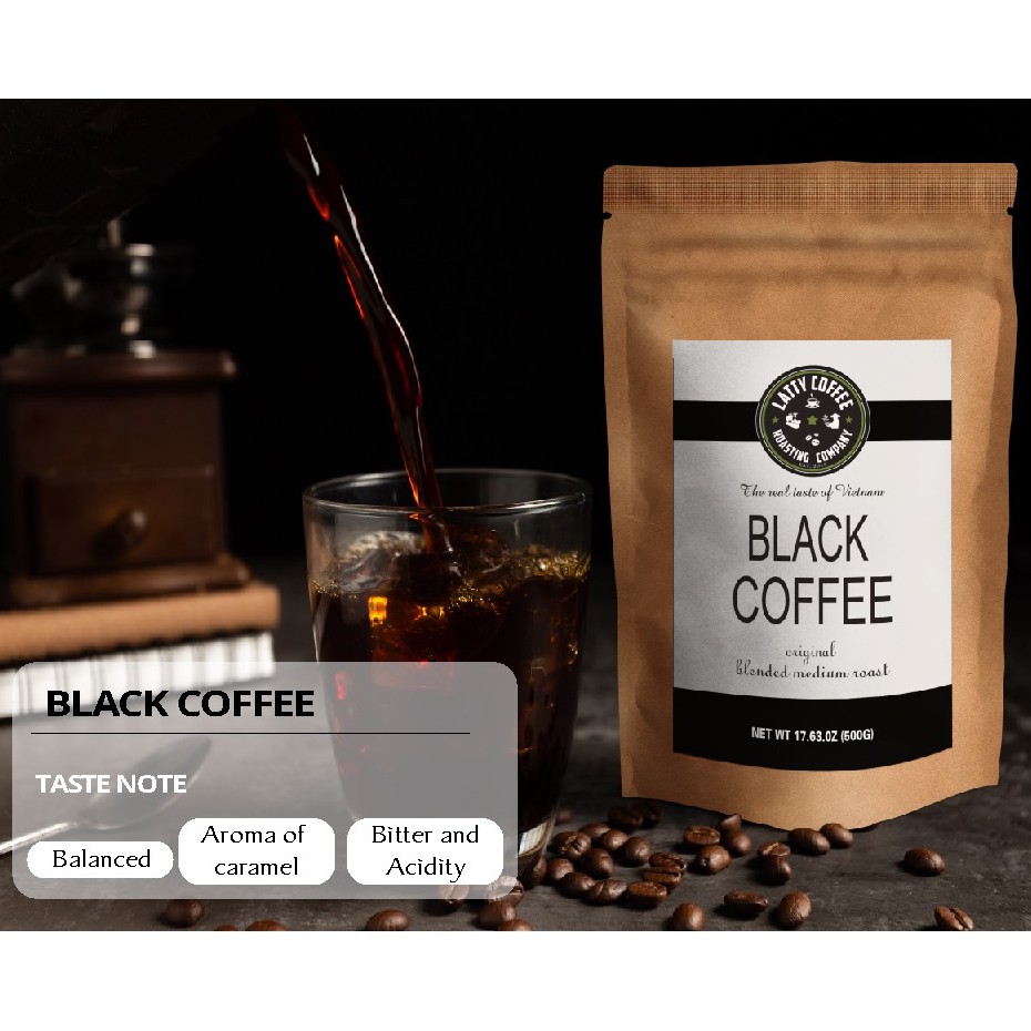 [Phú Nhuận] Cà phê Black Blend Latty pha phin
