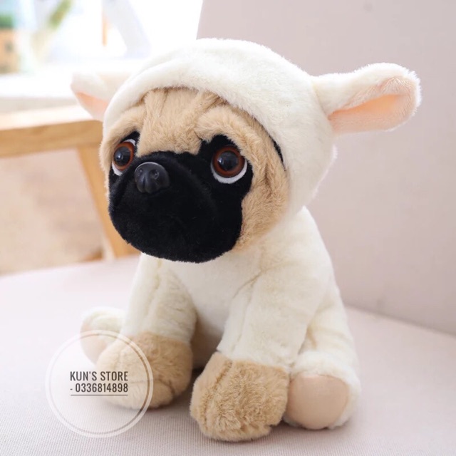 Gấu bông chó Pug siêu xinhhh (ỏrder và có sẵn)