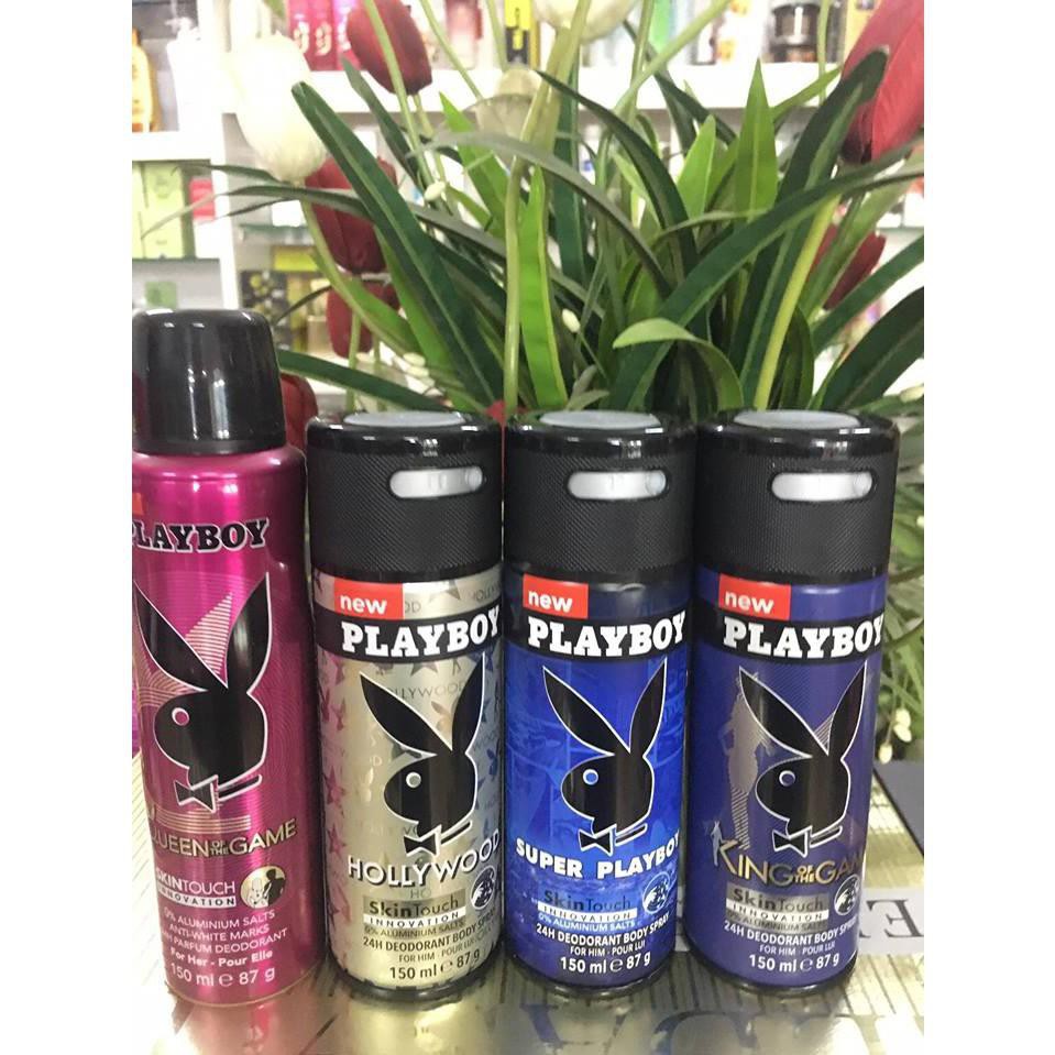 Chai xịt khử mùi toàn thân Playboy (tkmb)
