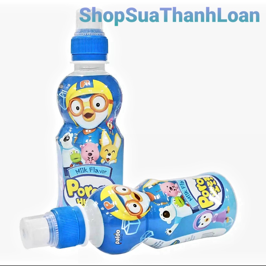 Nước trái cây Paldo Pororo chai 235ml - Vị Sữa