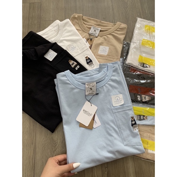 Áo thun gấu túi xuất Hàn