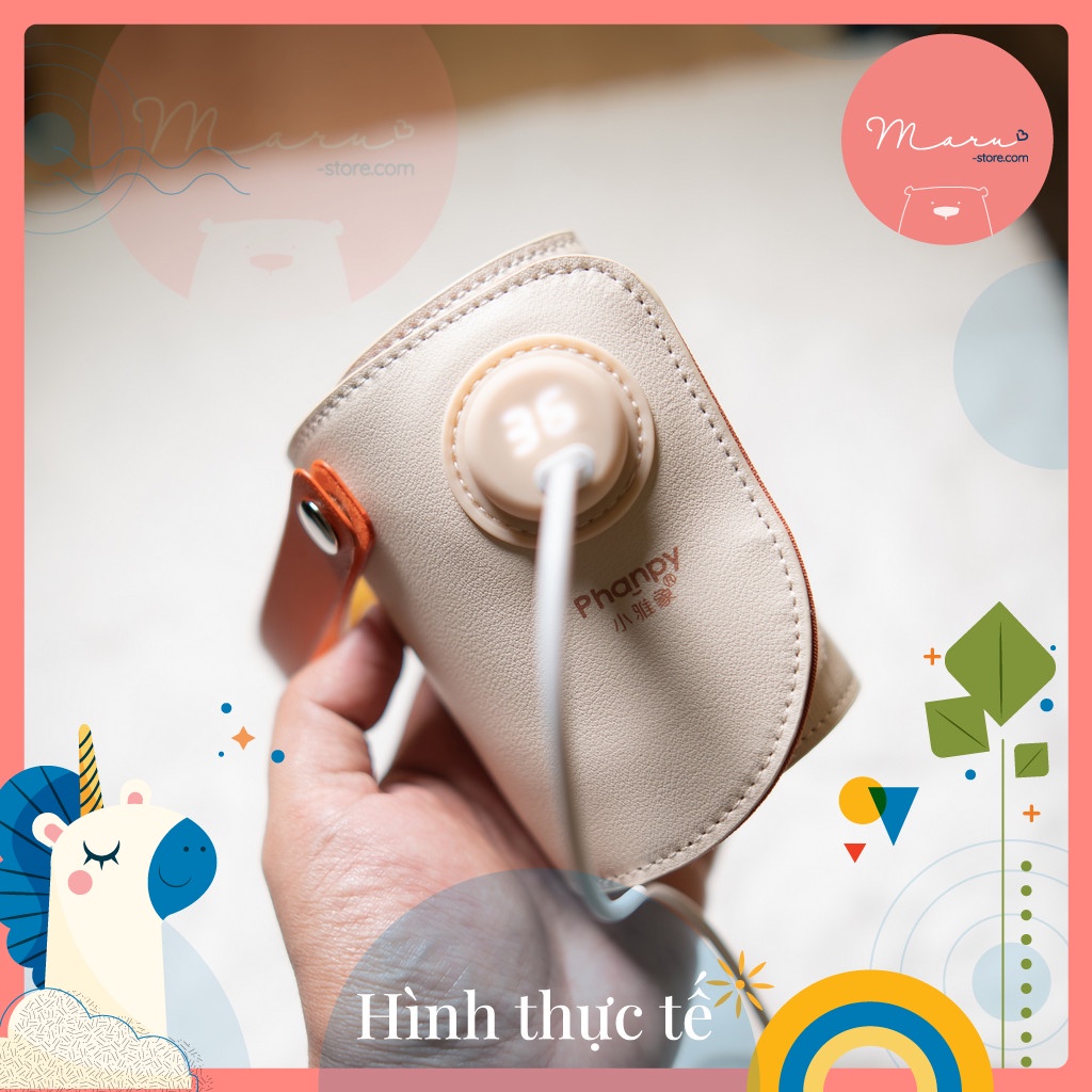 Túi giữ ấm bình sữa di động PHANPY