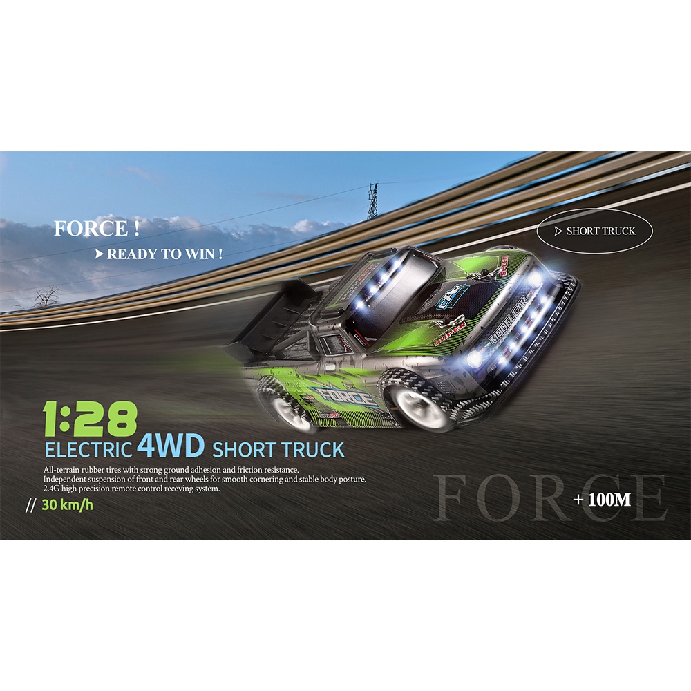 Mô hình xe ô tô đồ chơi Wltoys 284131 1/28 2.4G 4WD pk K989