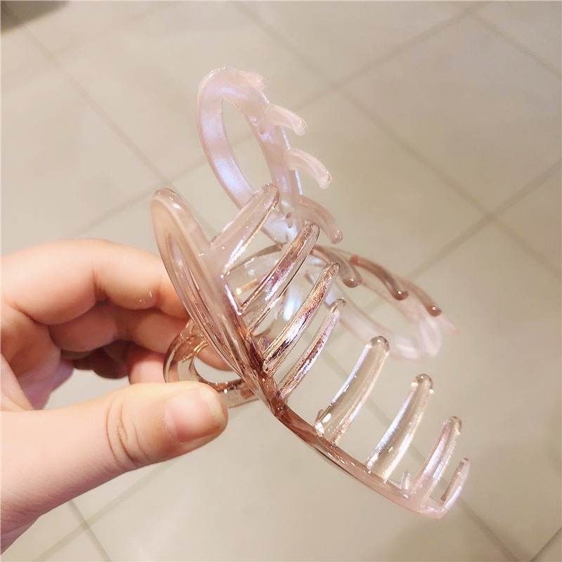 Kẹp tóc càng cua hình nơ màu sắc thanh lịch cho nữ