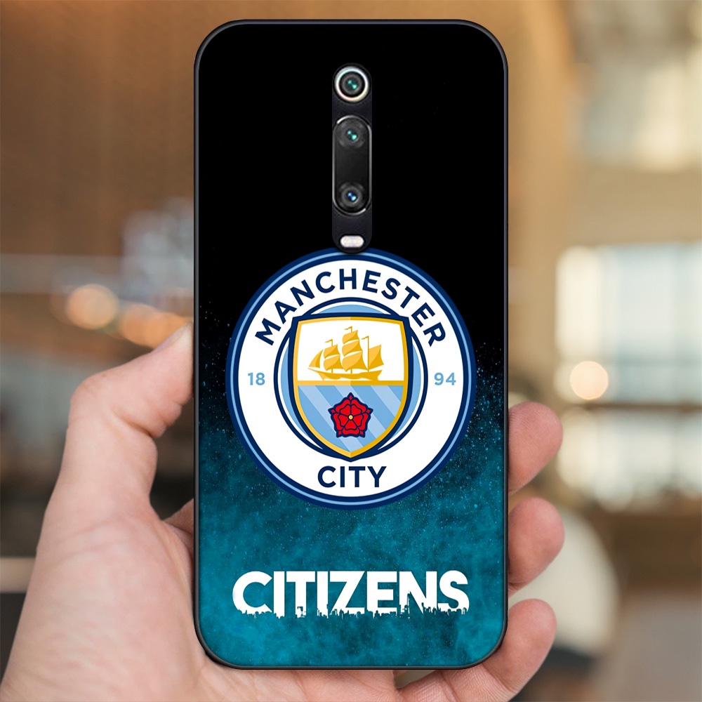 Ốp lưng Xiaomi K20, K20 Pro, Mi 9T viền đen in hình Manchester City MC