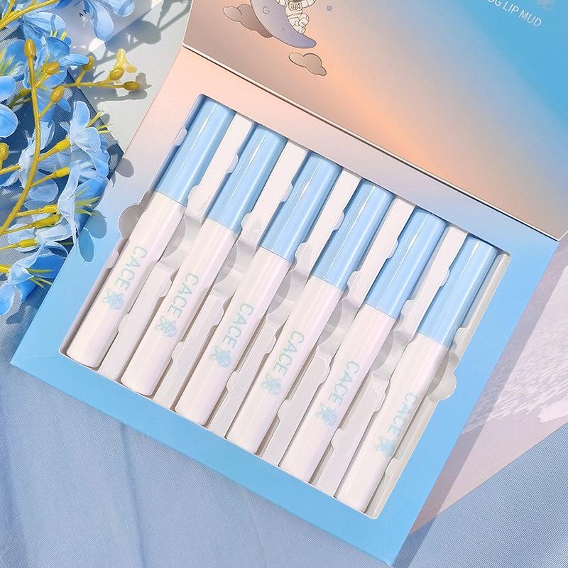 Set 6 Son Môi Lì Lâu Trôi Không Thấm Nước Chống Dính Cốc CACE