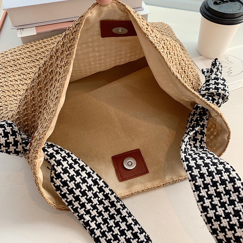Túi Xách Đan Rơm Thời Trang Nữ Tính