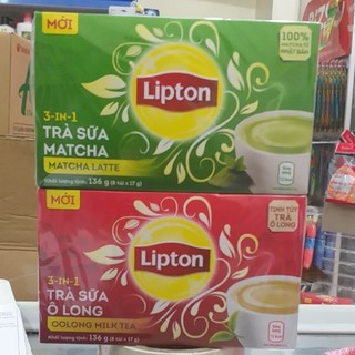 Lipton trà sữa 136g/8 túi