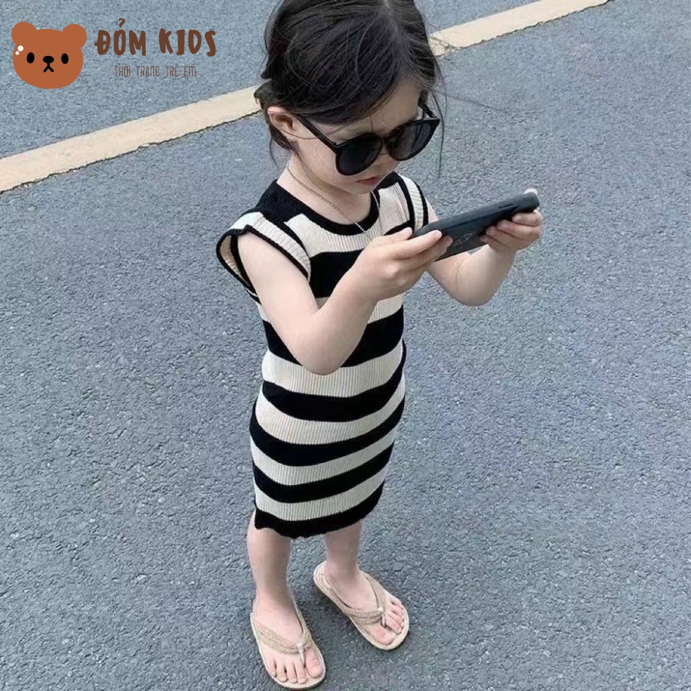 Váy Bé Gái Váy Body Chất Len Mềm Mịn Tay Hến Sành Điệu VAY032