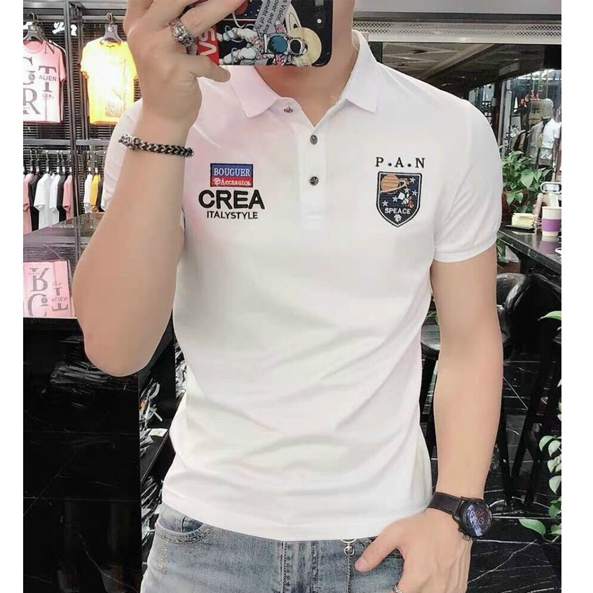 .8 mẫu áo thun nam THÊU có cổ cao cấp hàn quốc thời trang nhất 2020 bao đẹp chất lượng y hình 100%.( bao đổi trả ) | BigBuy360 - bigbuy360.vn