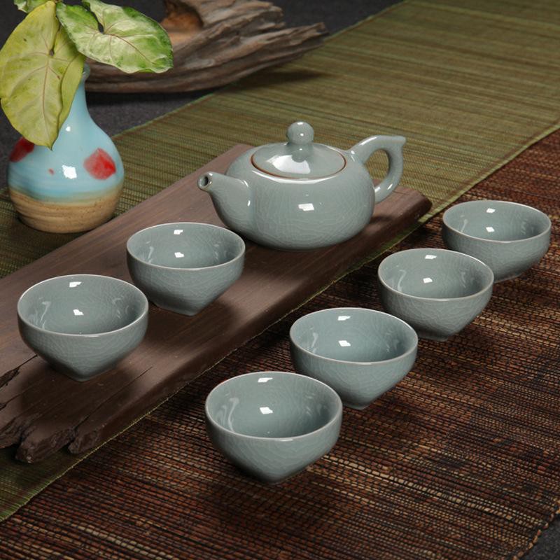 Bộ bình trà 💓FREESHIP💓 Bộ Bình trà và ly 3d hình cá làm từ gốm sứ cao cấp fullbox bền đẹp,sang trọng và sạch sẽ 5089