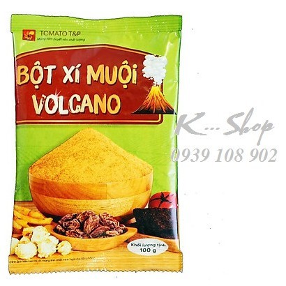 Bột xí muội lắc (ô mai) VOLCANO Salted dry Apricot taste powder 100gr