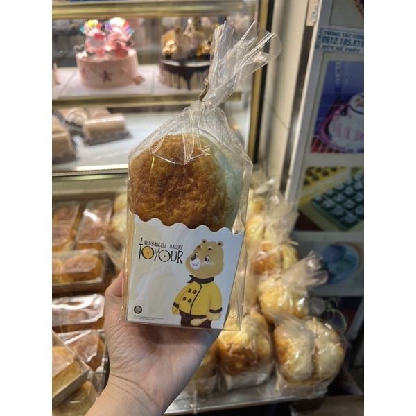 10 Túi đựng bánh Cookie kèm đế và dây kẽm