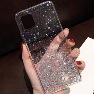 For Samsung Galaxy Note 10 Lite Glitter Surface Soft TPU Silicone Patterned Back Case Protective Cover