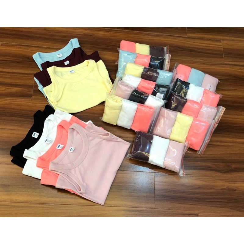 Set 3 áo tanktop MÀU NGẪU NHIÊN