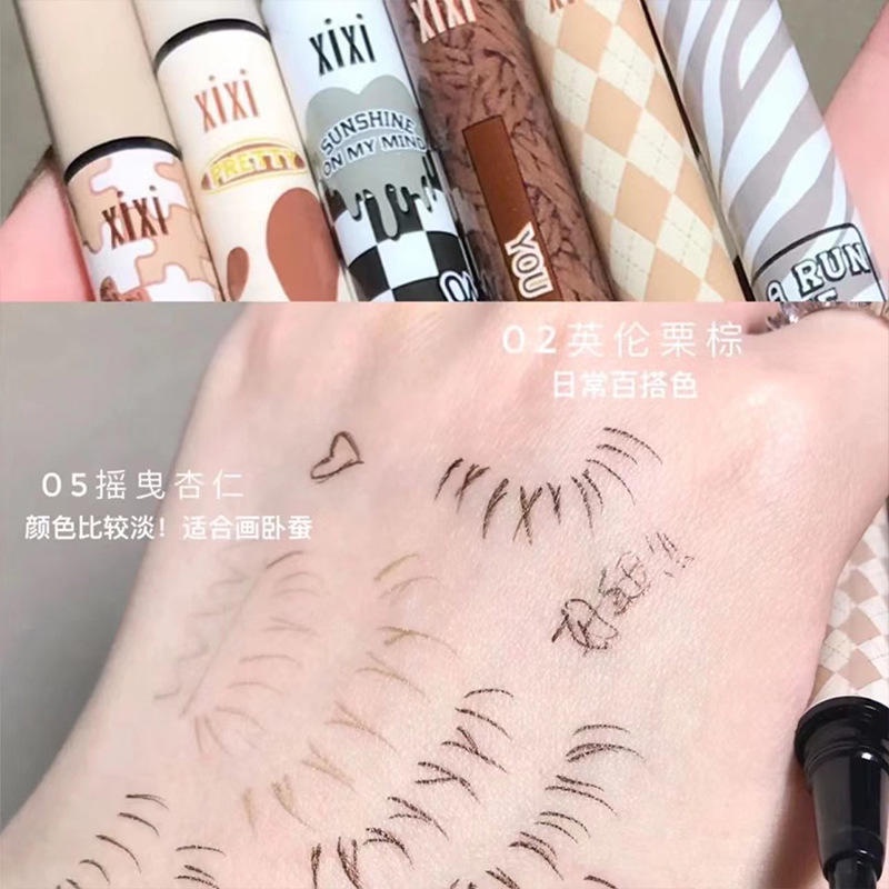 Bút Kẻ Mắt Nước XIXI Màu Trắng/Đen/Nâu Lâu Trôi Kháng Nước