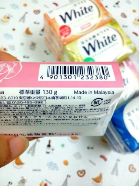 Xà phòng tắm KAO WHITE 130g nội địa Nhật xà bông Malaysia xp soap dưỡng ẩm trắng khử mùi cam vàng hồng xanh