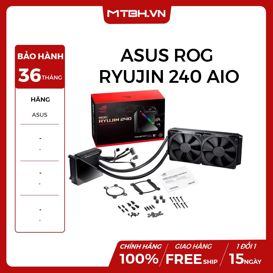Tản nhiệt nước Asus Rog Ryujin 240
