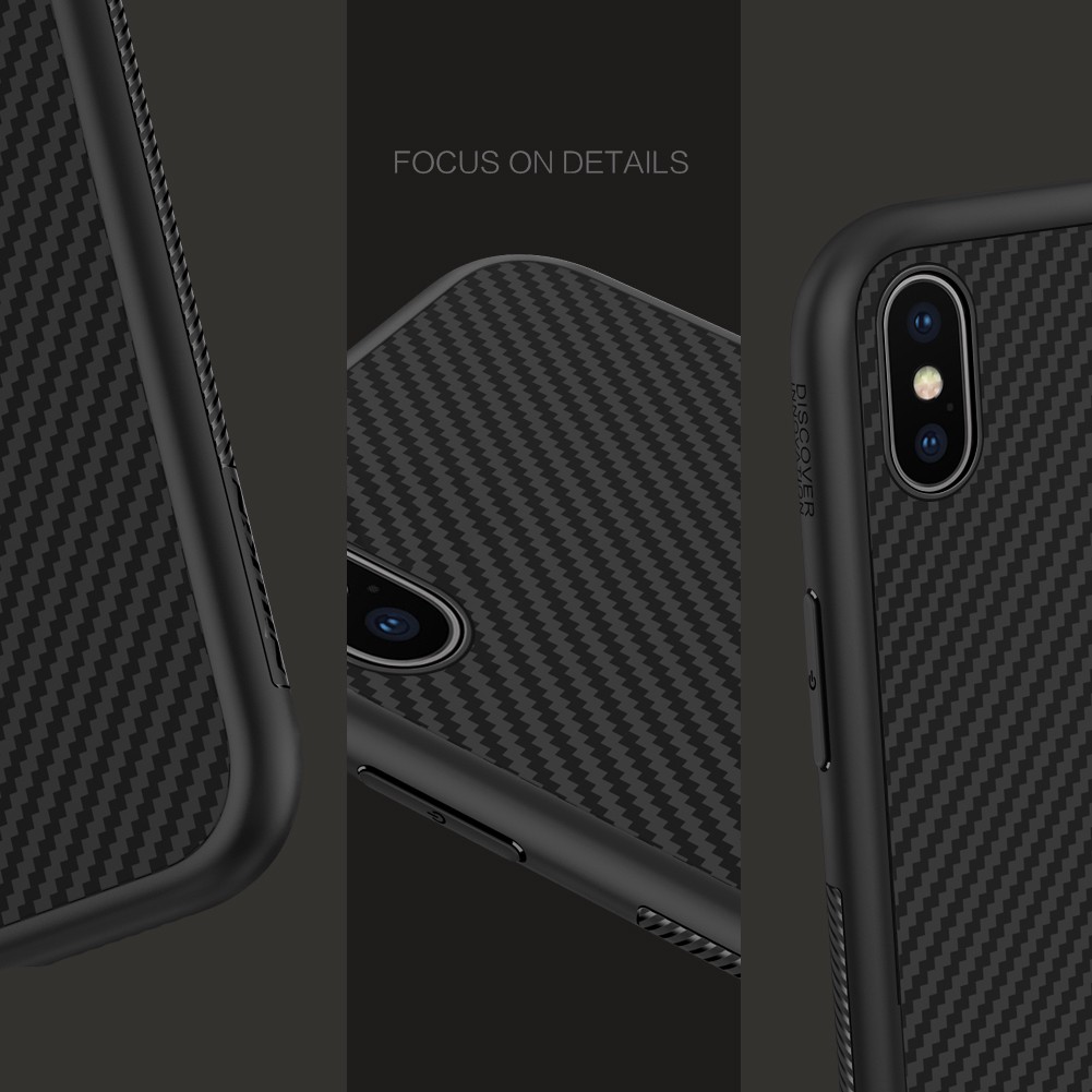 Ốp điện thoại NILLKIN bằng sợi carbon + nhựa PP cho iPhone XS Max